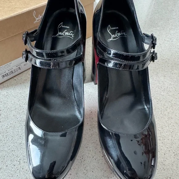 Christian Louboutin platform Mary Janes size 40 - Picture 2 of 6